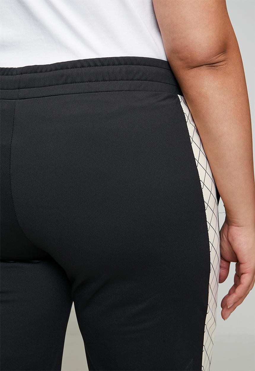 FILA - Plus Keshia Pants - Black & Antique White
