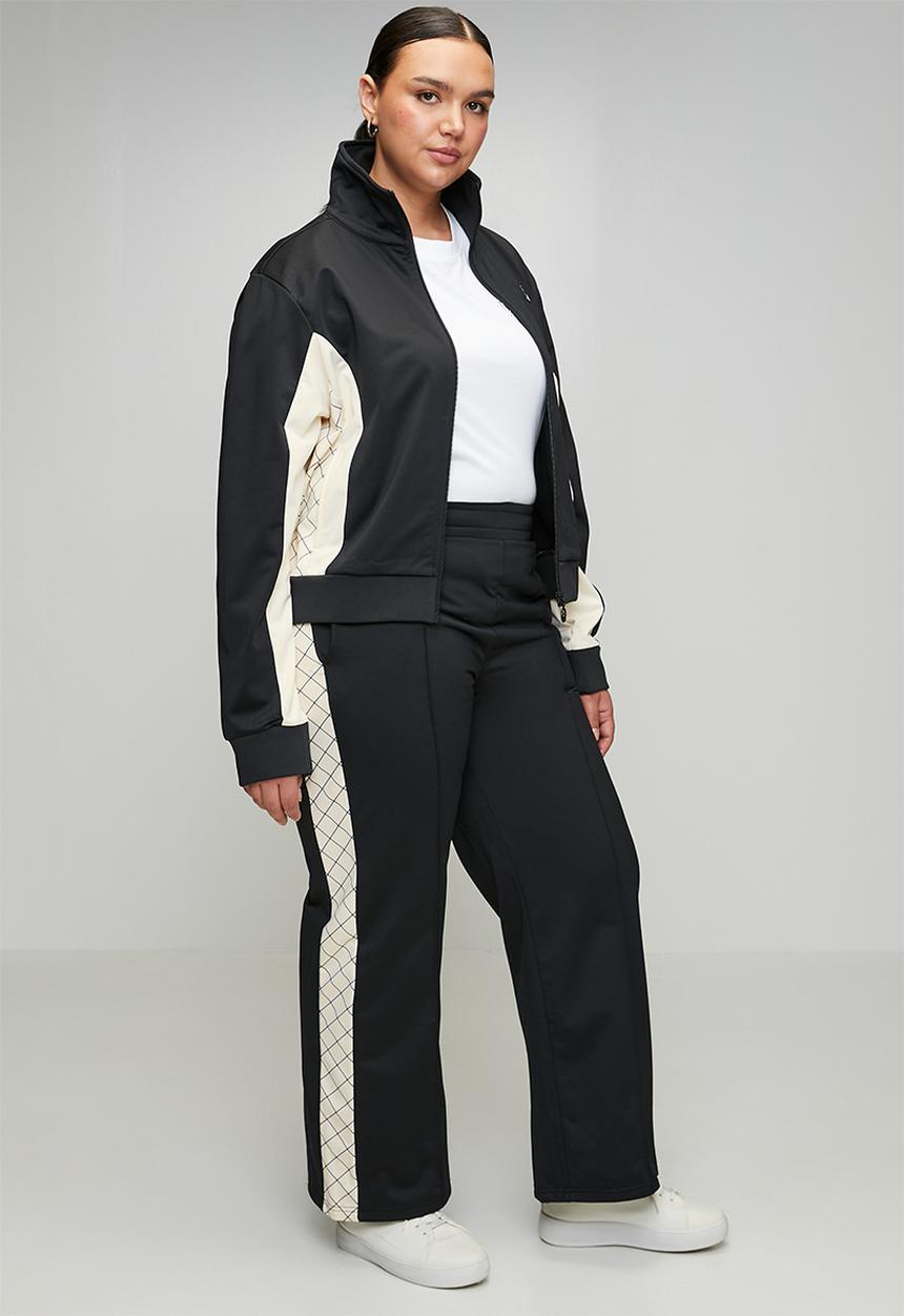 FILA - Plus Keshia Pants - Black & Antique White