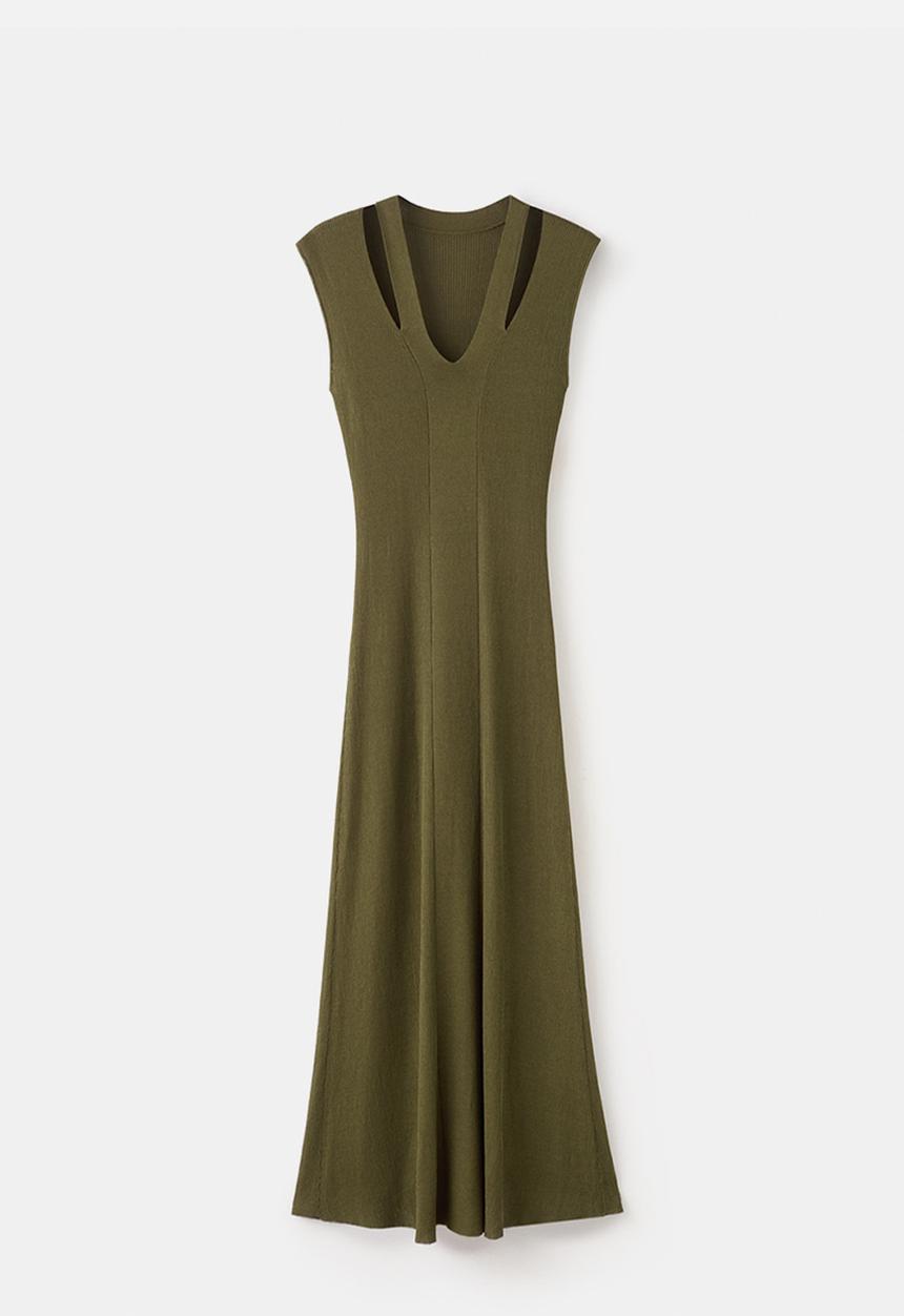 MANGO - Dress casandra - beige/khaki