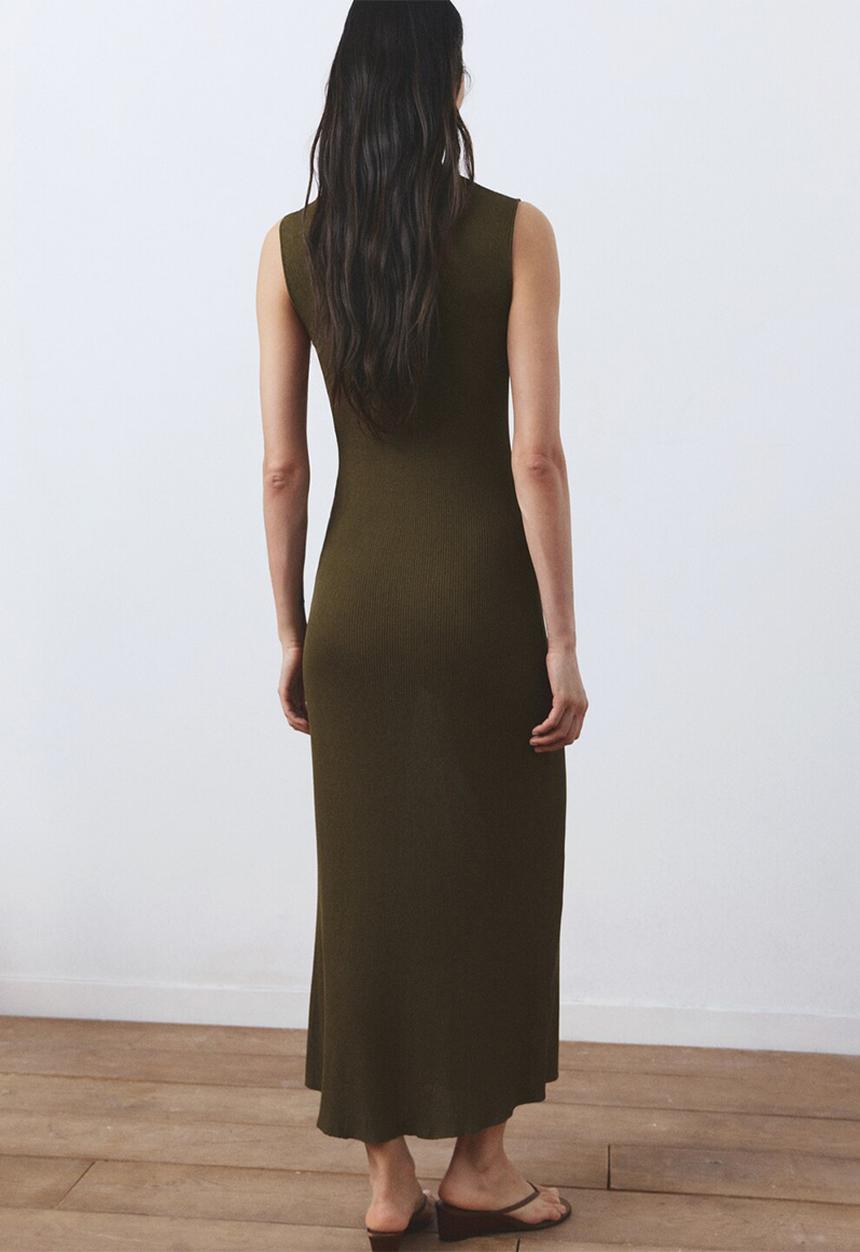 MANGO - Dress casandra - beige/khaki