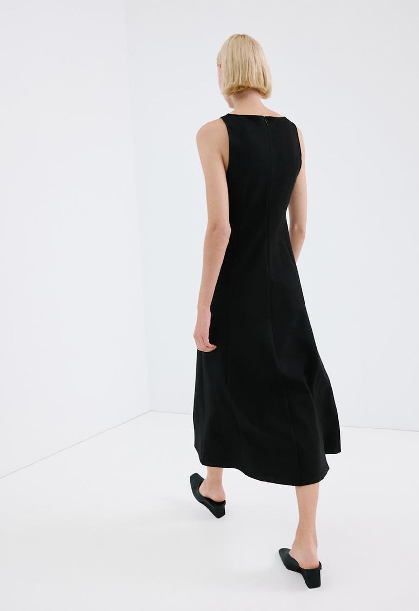 MANGO - Dress letin - black