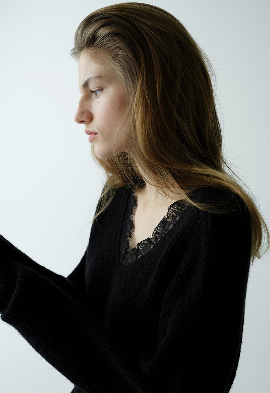MANGO - Sweater encarna- black