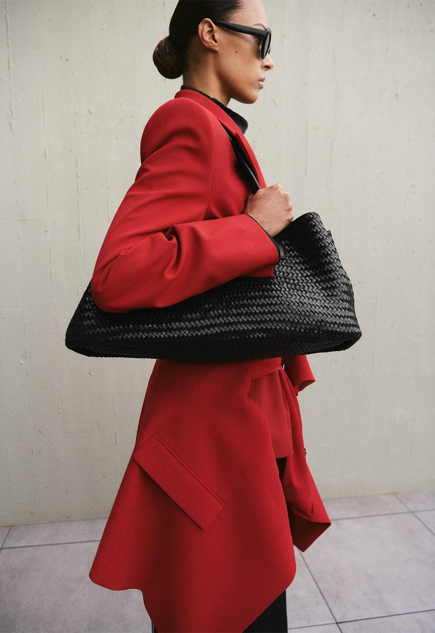 MANGO - Blazer kansas- red
