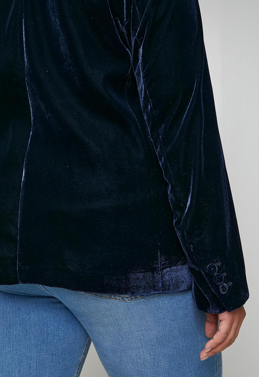 MANGO - Plus blazer combi - navy