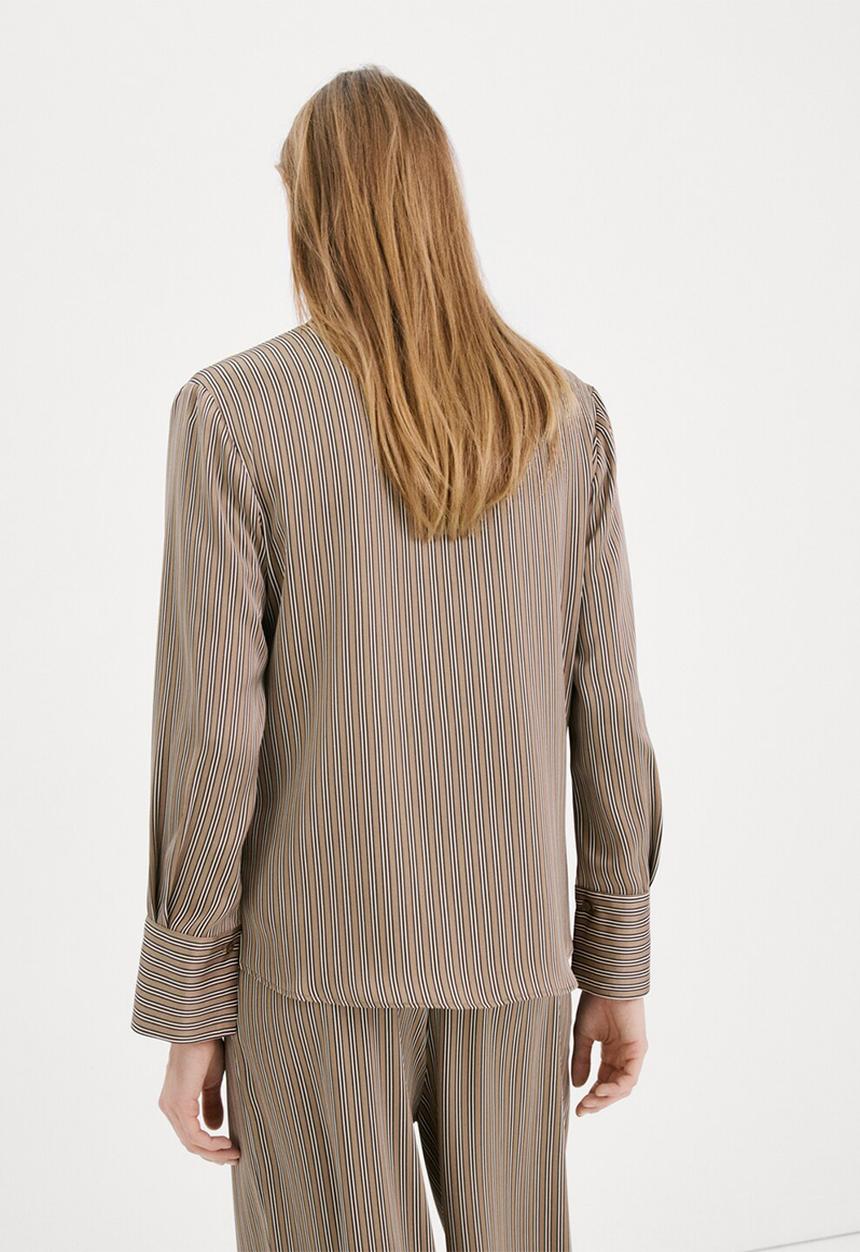 MANGO - Shirt ideale- medium brown