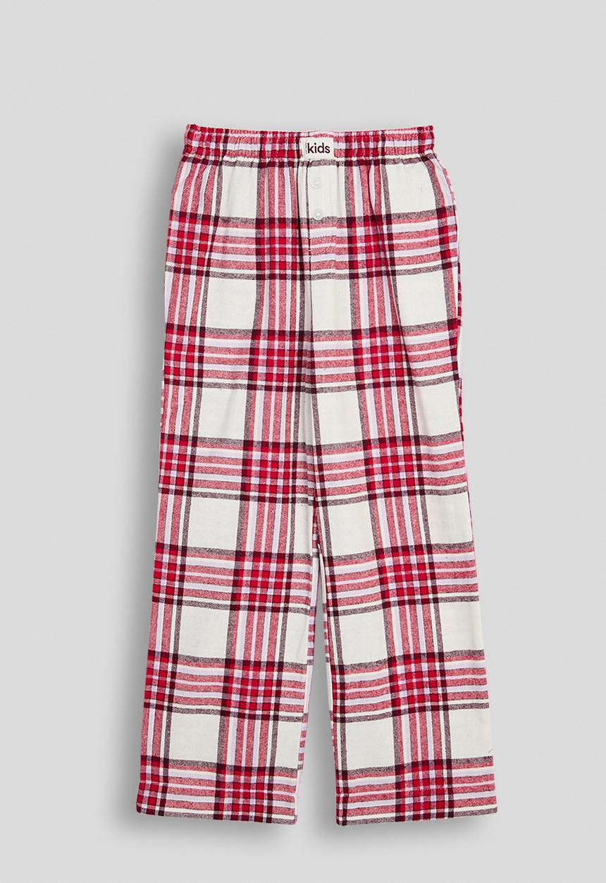 Cotton On - Cuddlecosy Long Sleeve And Sleepover Pyjama Pant - In The Navy Marle/In The Navy Check