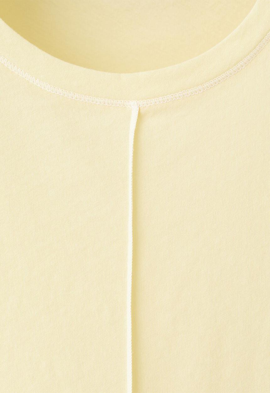 MANGO - T-shirt coulan- light pastel yellow