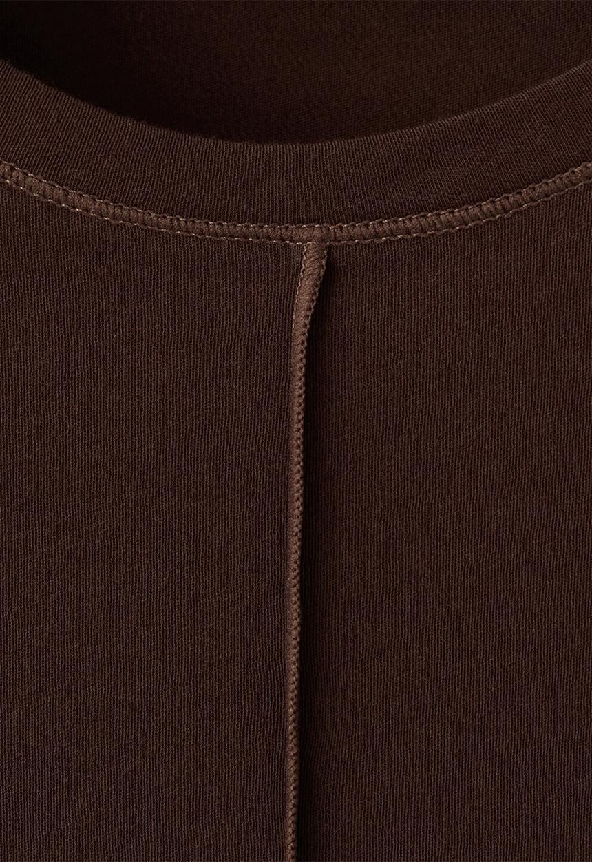 MANGO - T-shirt coulan - brown