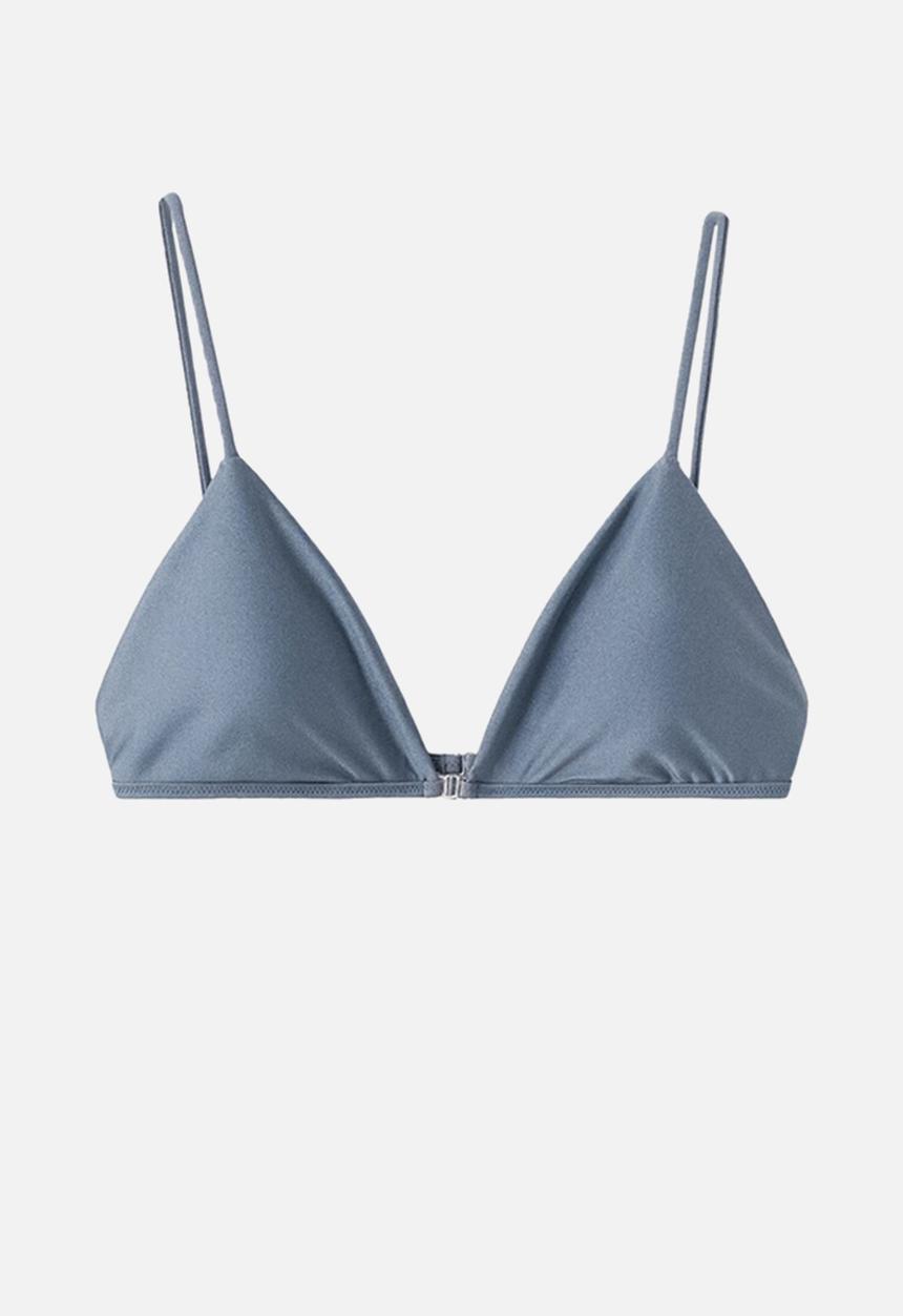 MANGO - Bikini top calipso- medium blue