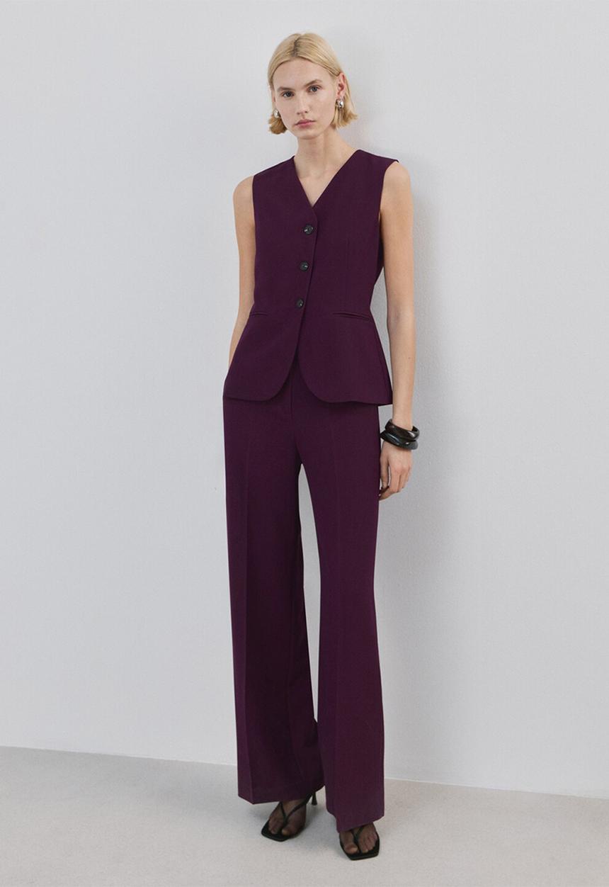 MANGO - Jumpsuit erin - dark purple