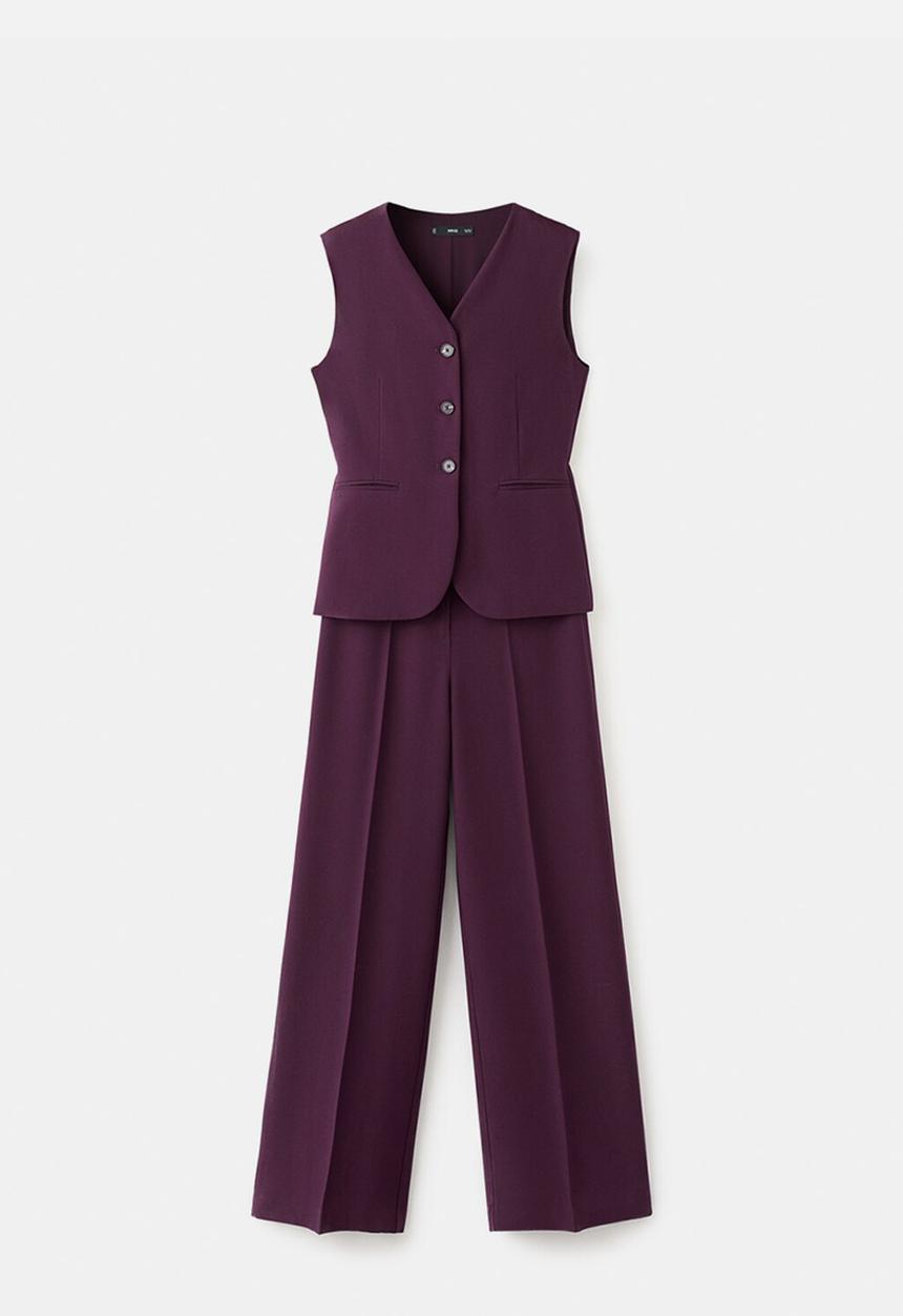 MANGO - Jumpsuit erin - dark purple