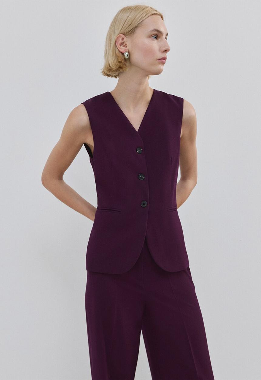 MANGO - Jumpsuit erin - dark purple