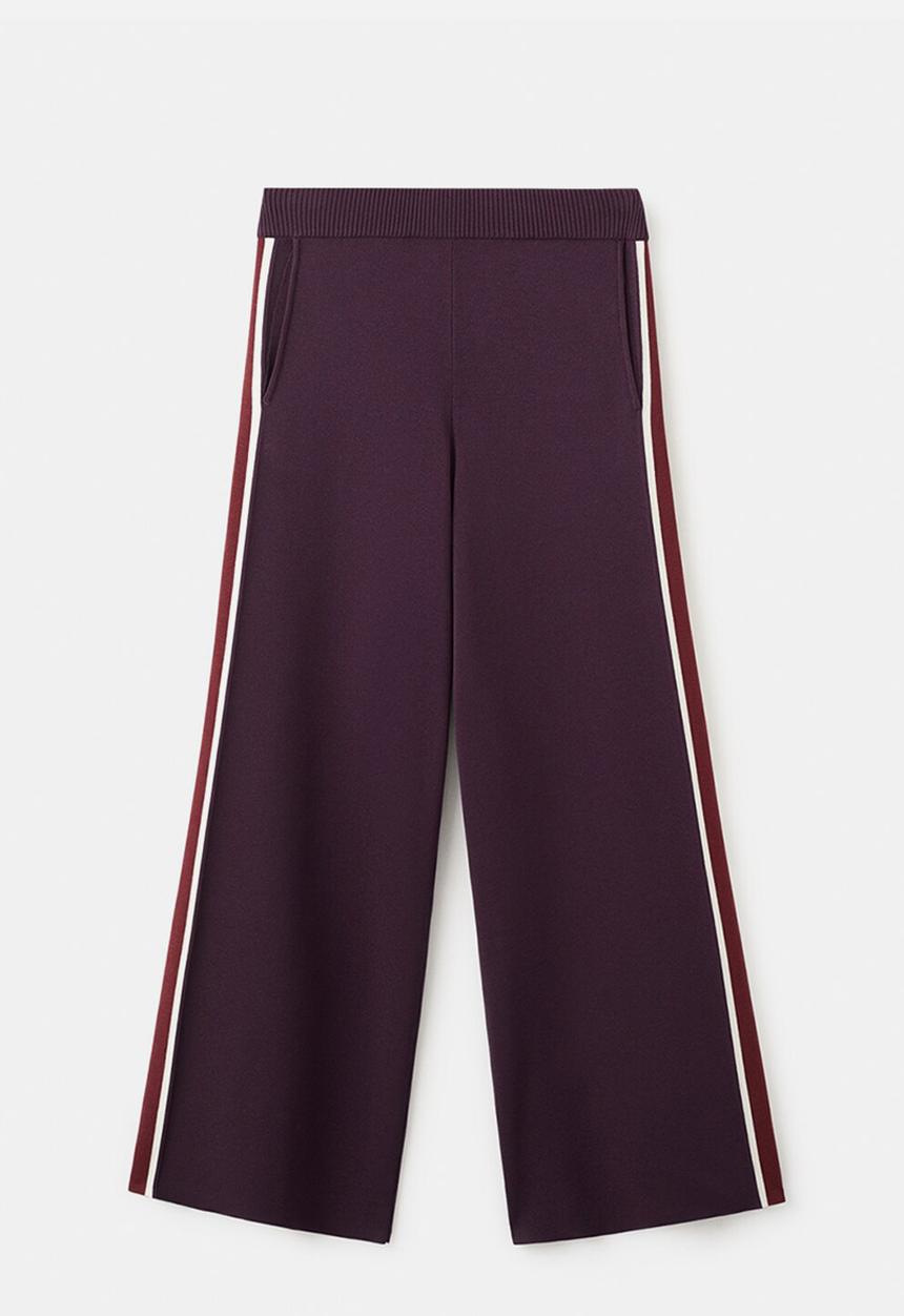 MANGO - Trousers barneda - dark red