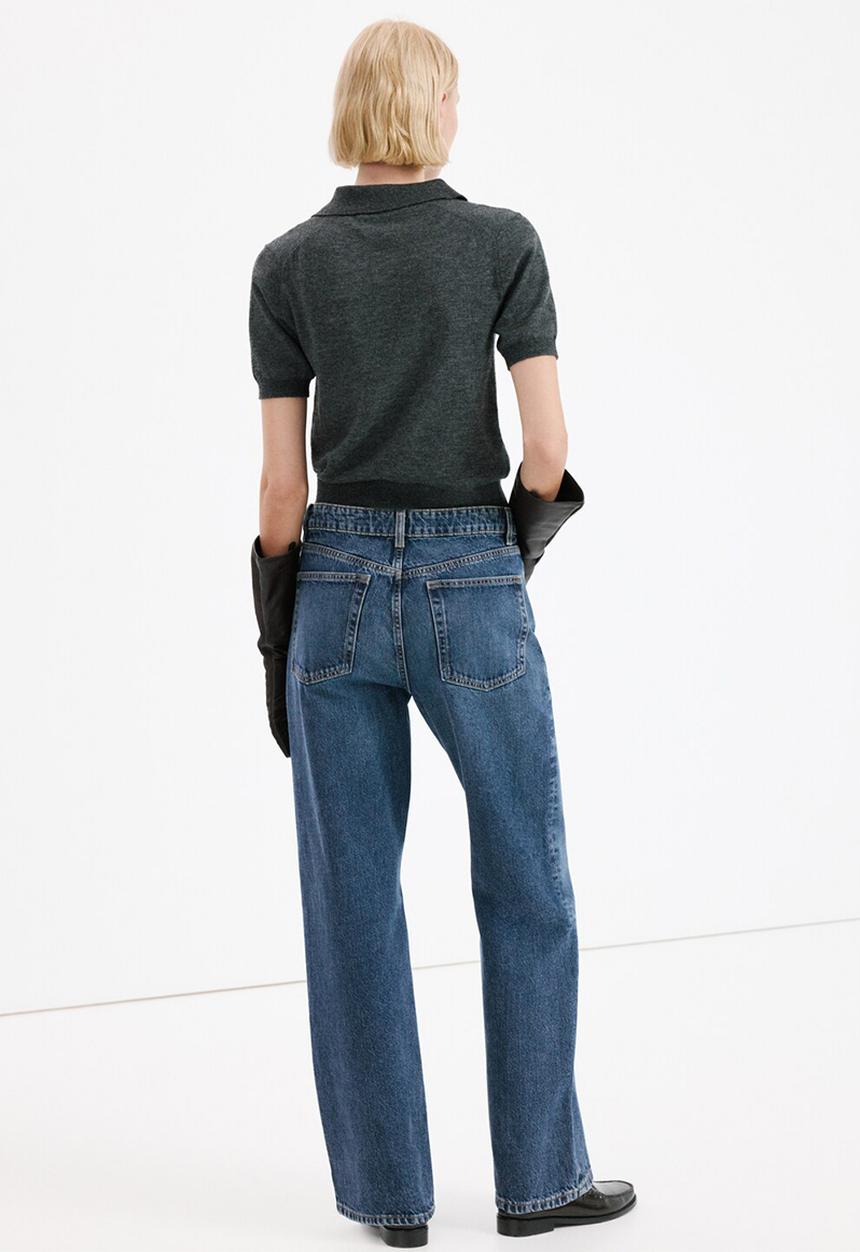 MANGO - Jeansriver - denim blue