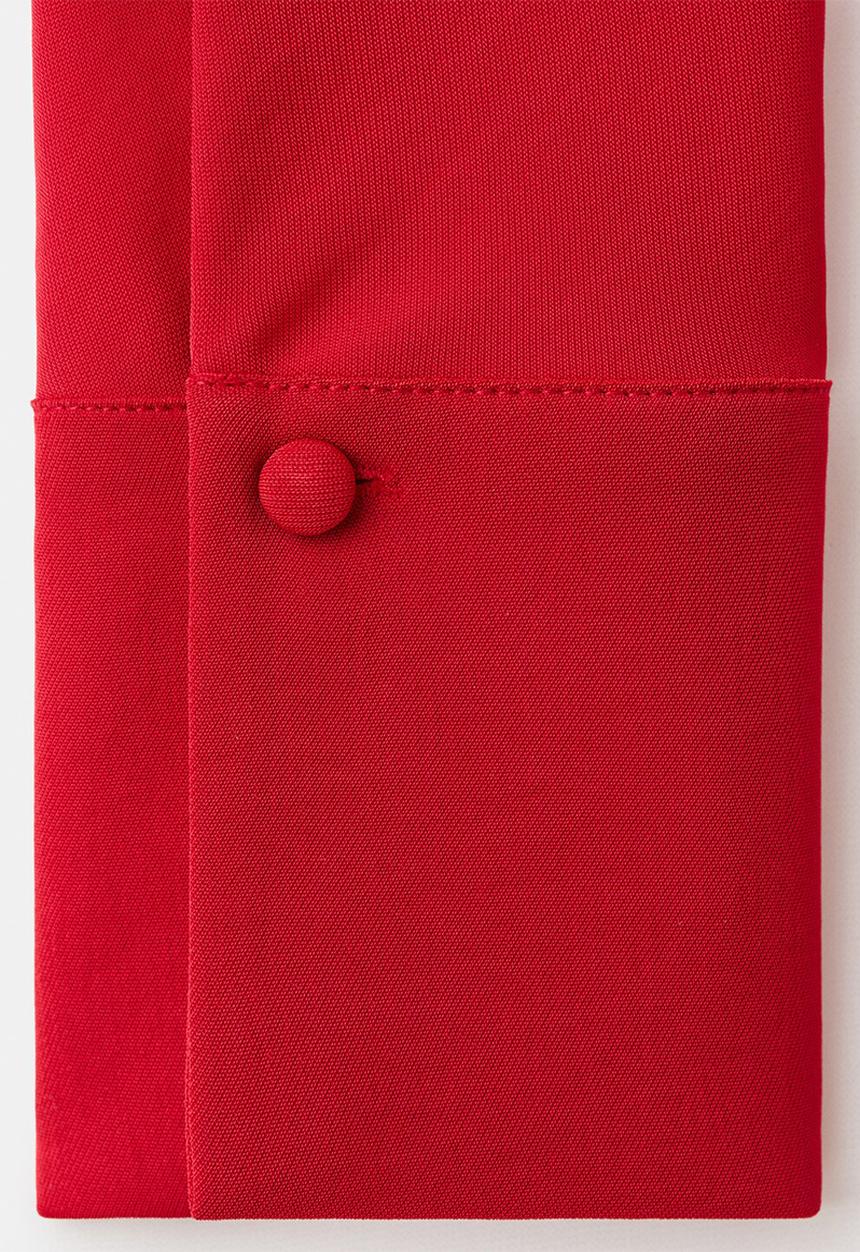 MANGO - Dress marine - red