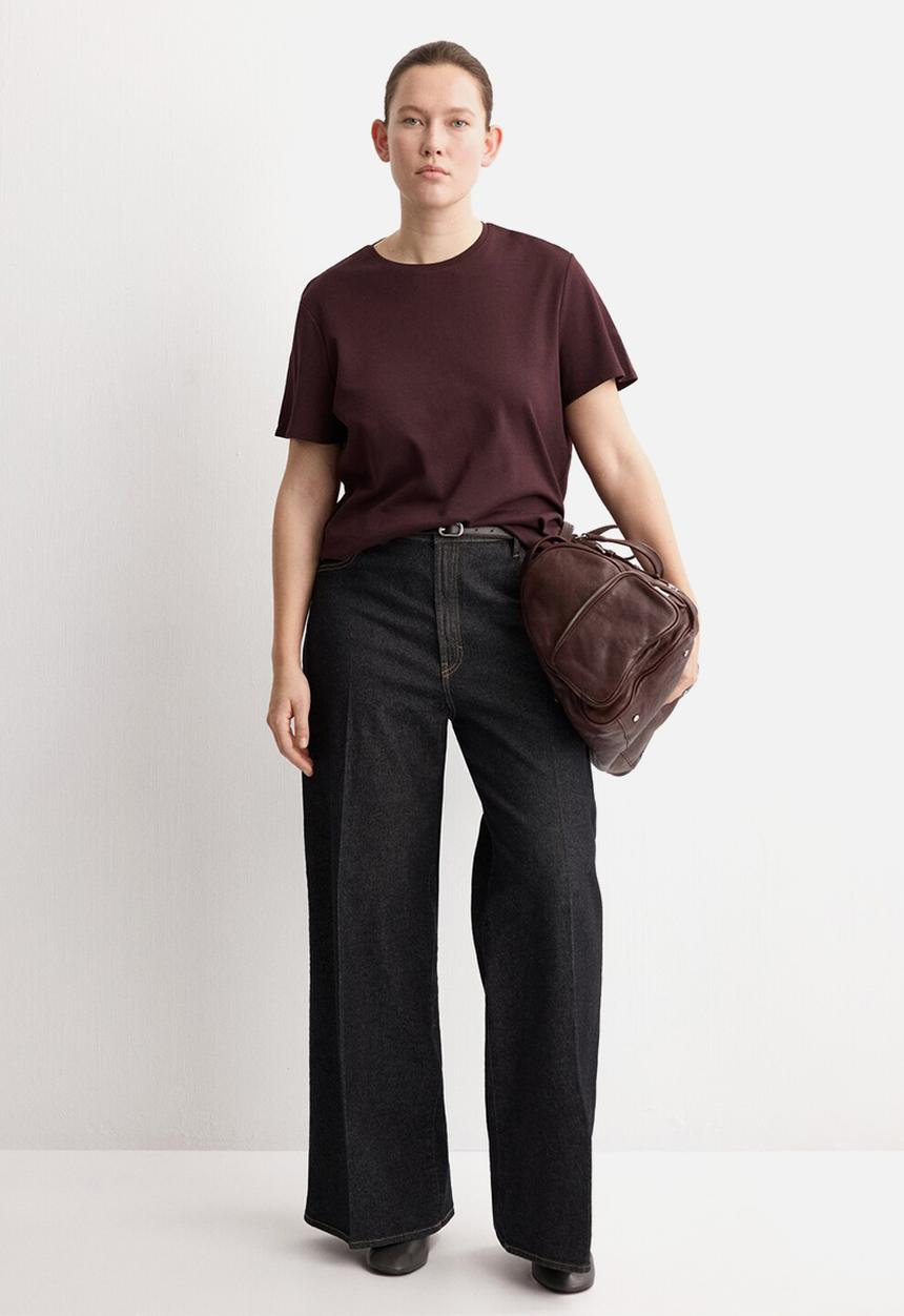 MANGO - Plus t-shirt riti  -  dark red