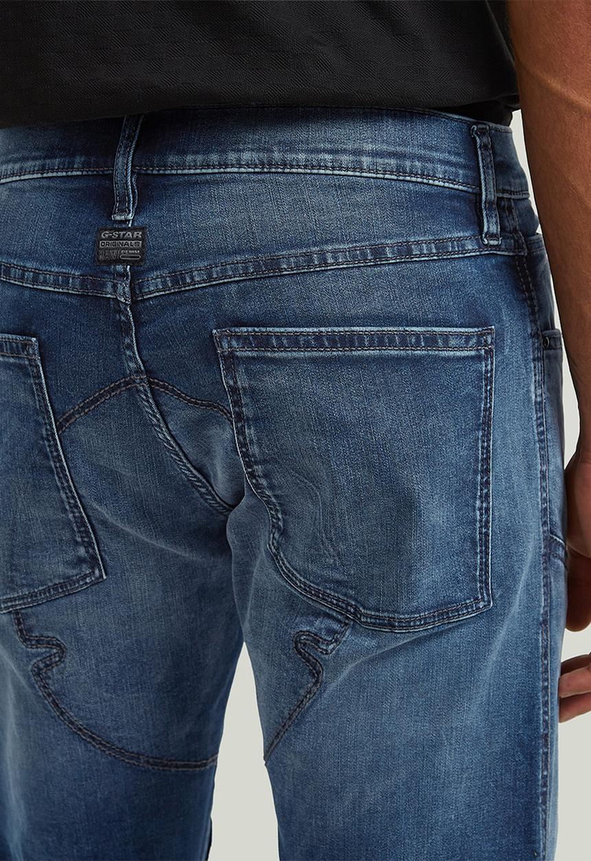 G-STAR - Biker Patched 3D Slim - Worn In Diaz Beach