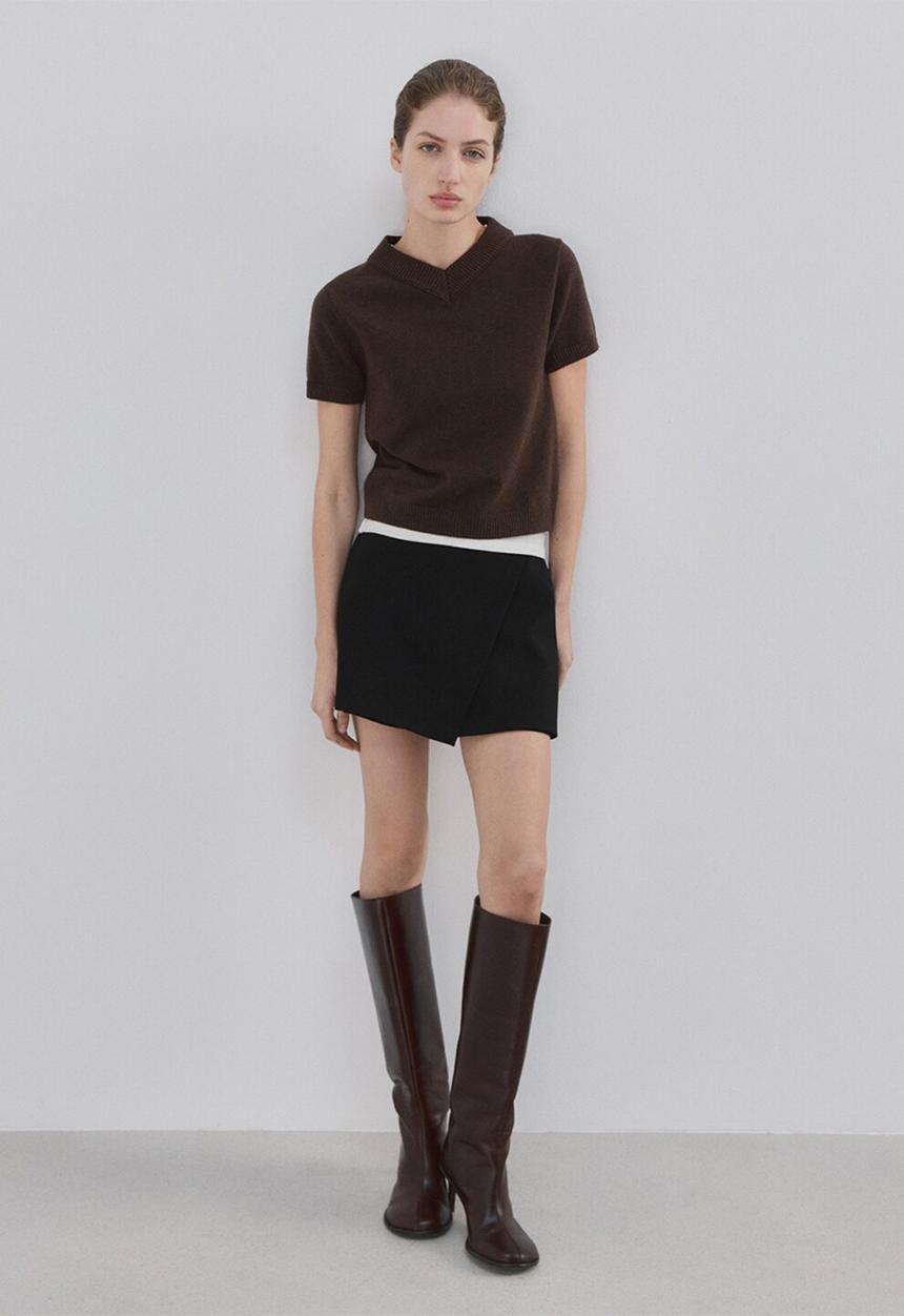 MANGO - Skirt candela2- black