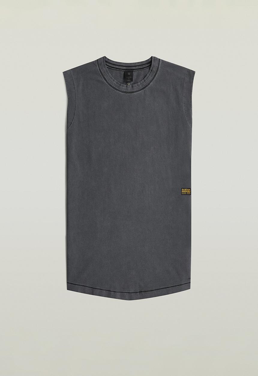 G-STAR - Washed s\l t dress wmn - Dk black gd