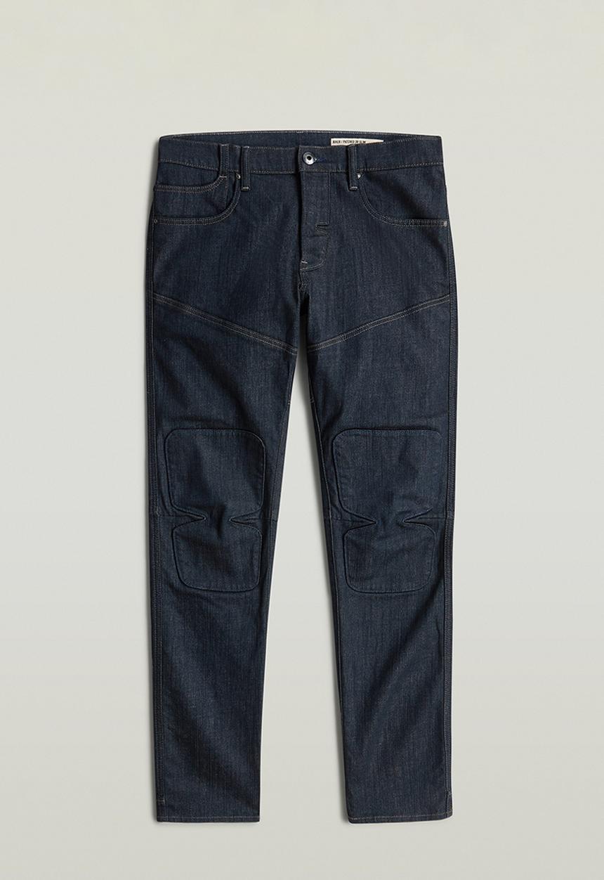 G-STAR - Biker Patched 3D Slim - Neo Raw Denim