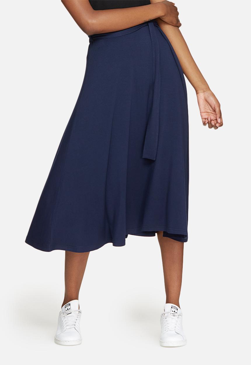 dailyfriday - Tie waist midi skirt
