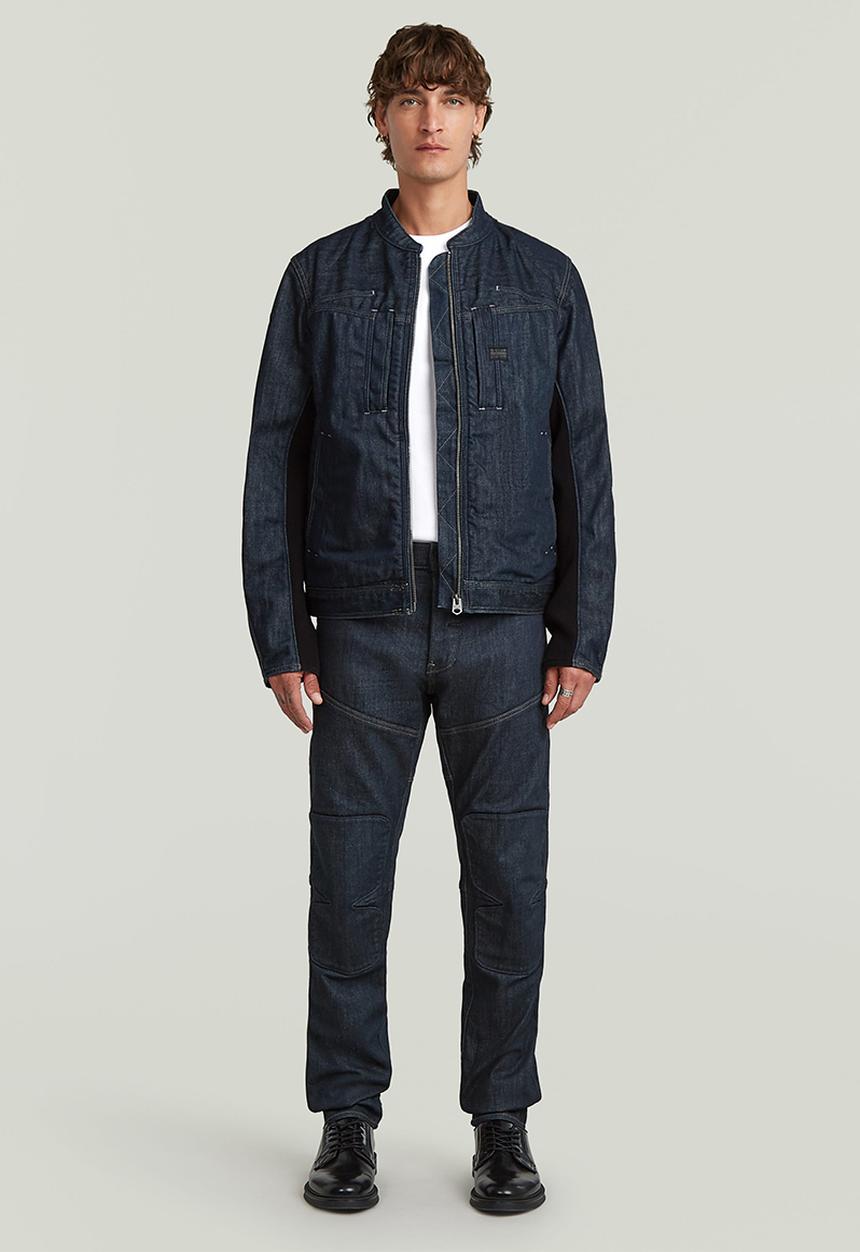 G-STAR - Biker Patched 3D Slim - Neo Raw Denim