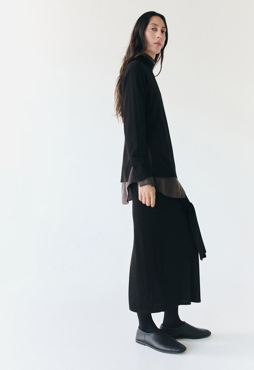 MANGO - Skirt sza - black