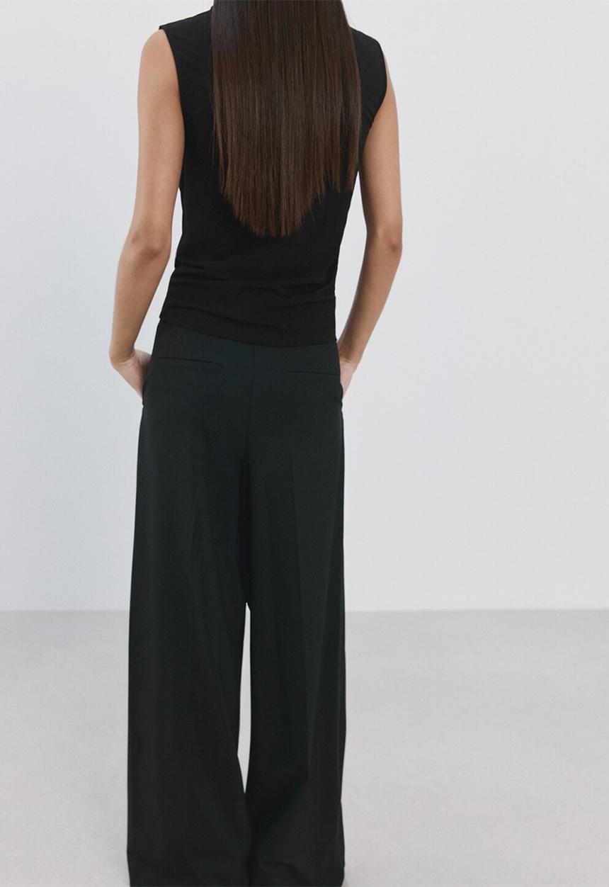 MANGO - Top cindy - black