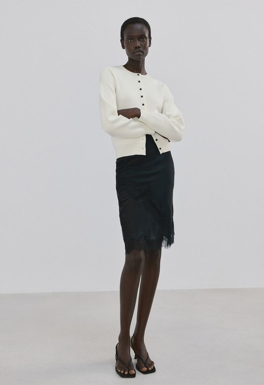 MANGO - Cardigan ivan- light beige