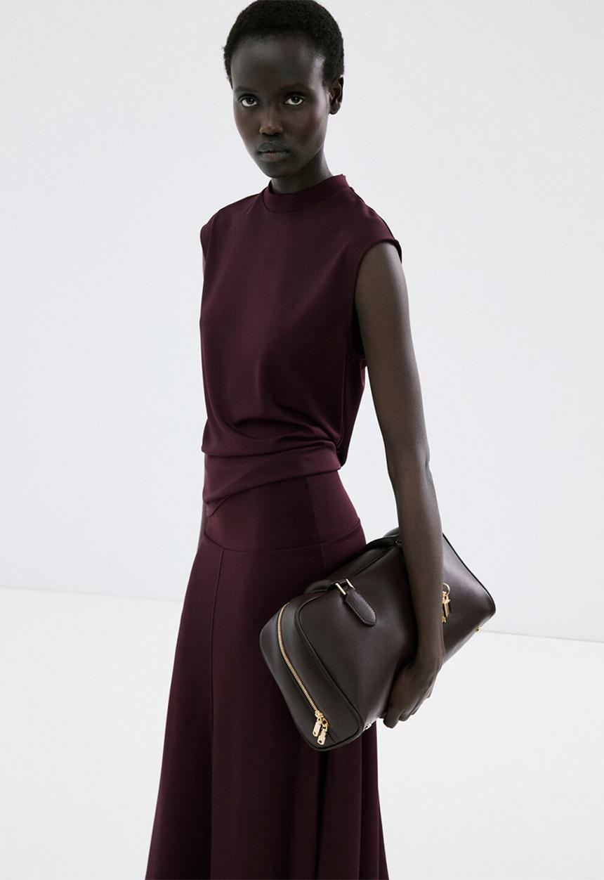 MANGO - Top arlet- dark red