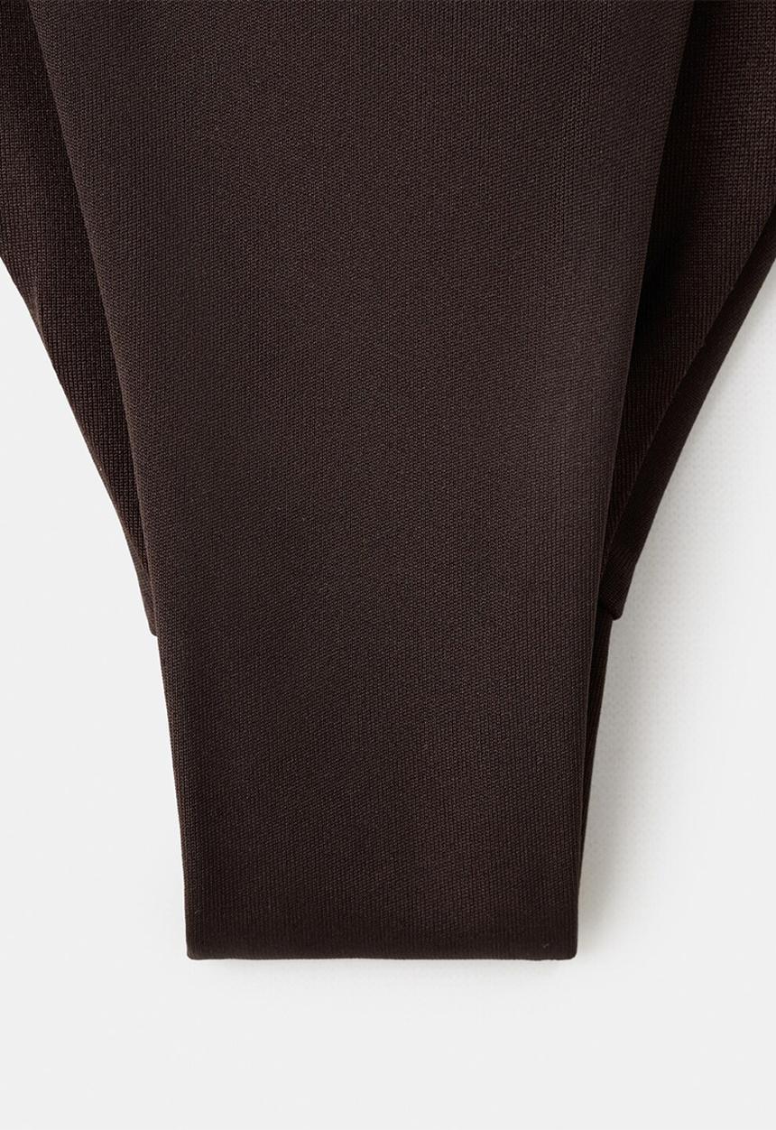 MANGO - Bikini pantie fiji - brown