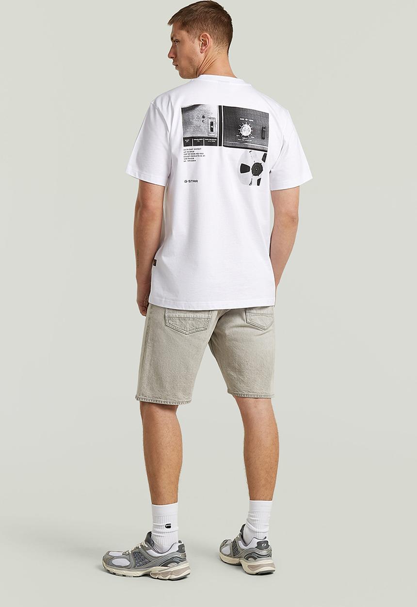 G-STAR - Regular Tee GR 008 Short sleeve - White 