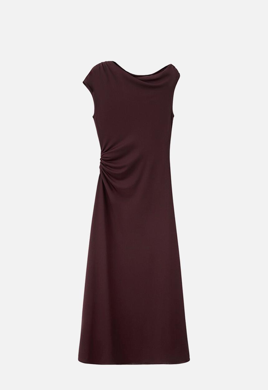 MANGO - Dress arlet- dark red