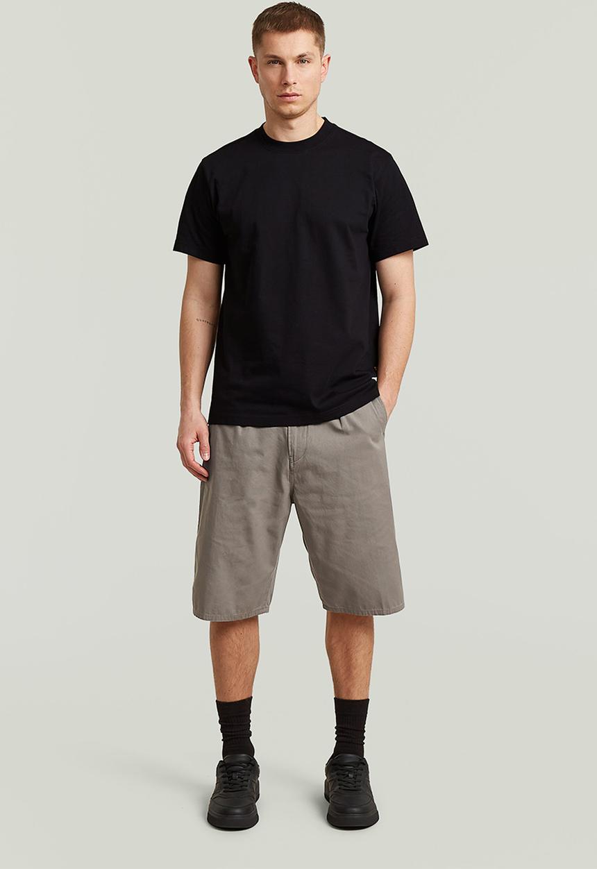 G-STAR - Regular Tee GR 018 Short Sleeve - White/Black