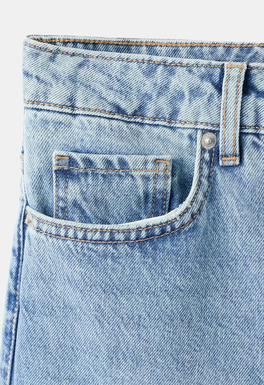 MANGO - Jeans blanca - open blue