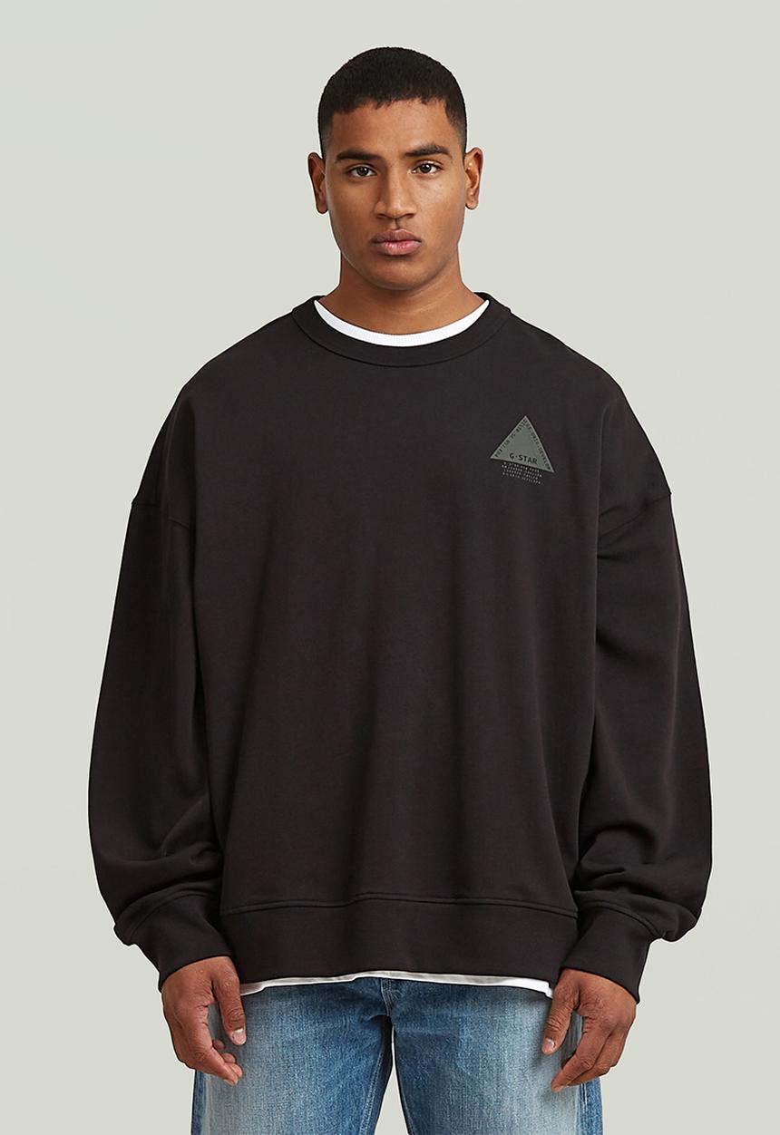 G-STAR - Triangle Gr R Sw - Dk Black