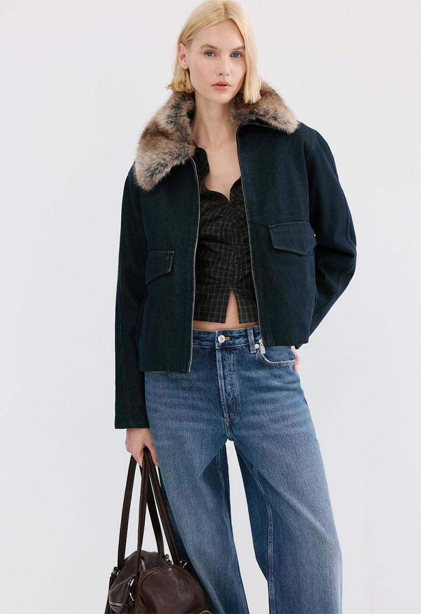 MANGO - Jeans newyork - open blue