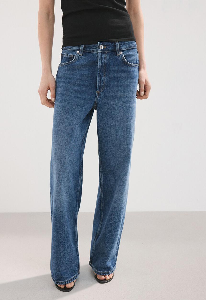 MANGO - Jeans newyork - open blue