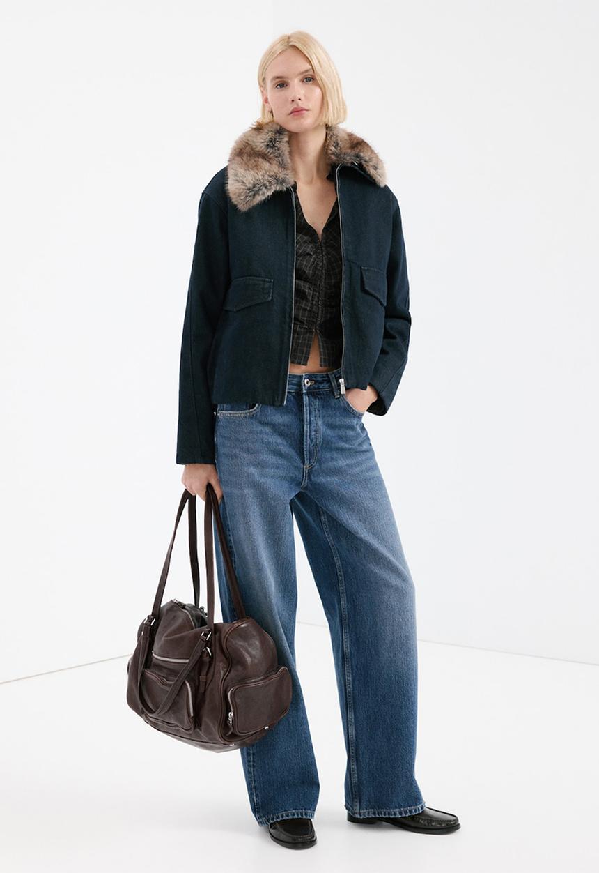 MANGO - Jeans newyork - open blue