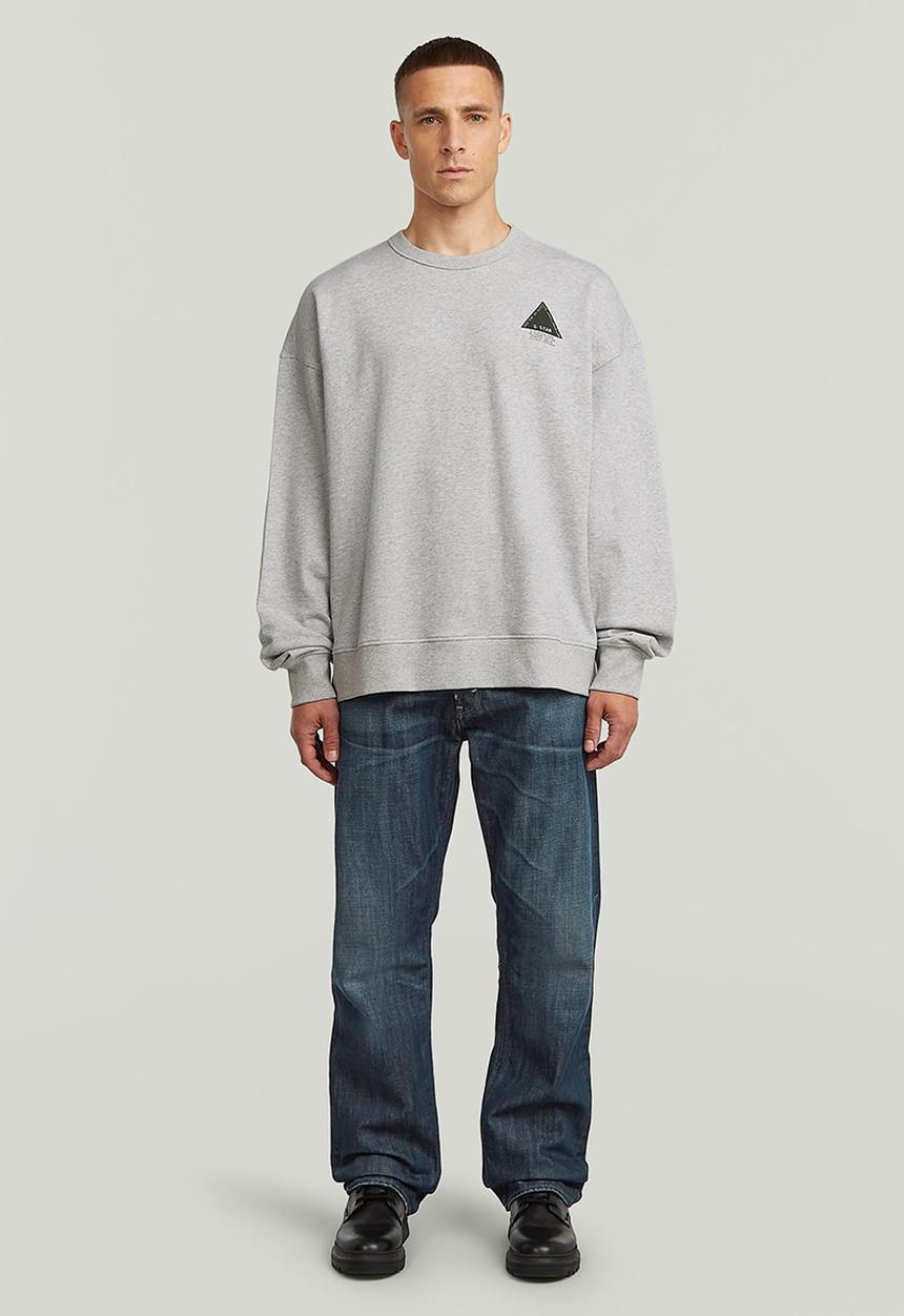 G-STAR - Triangle Gr R Sw - Light Grey Htr
