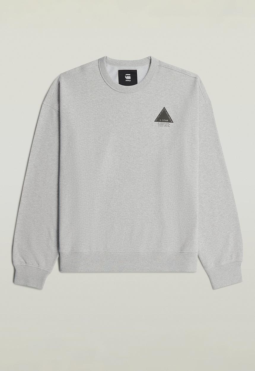 G-STAR - Triangle Gr R Sw - Light Grey Htr