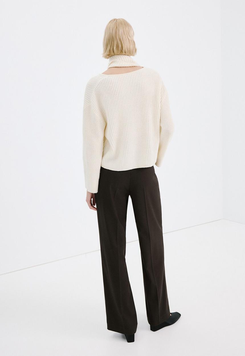 MANGO - Trousers pocket - brown