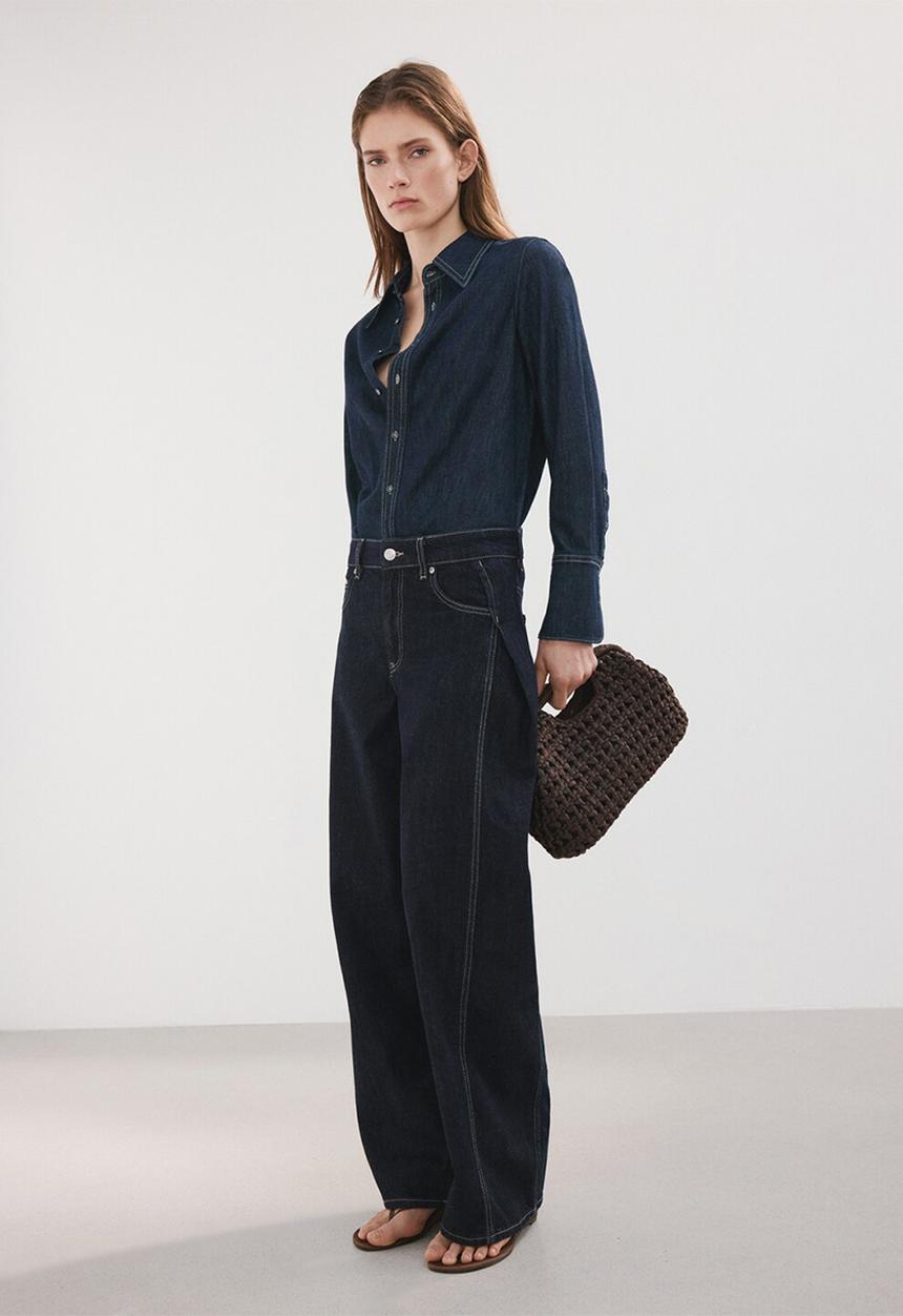 MANGO - Jeans sila - black
