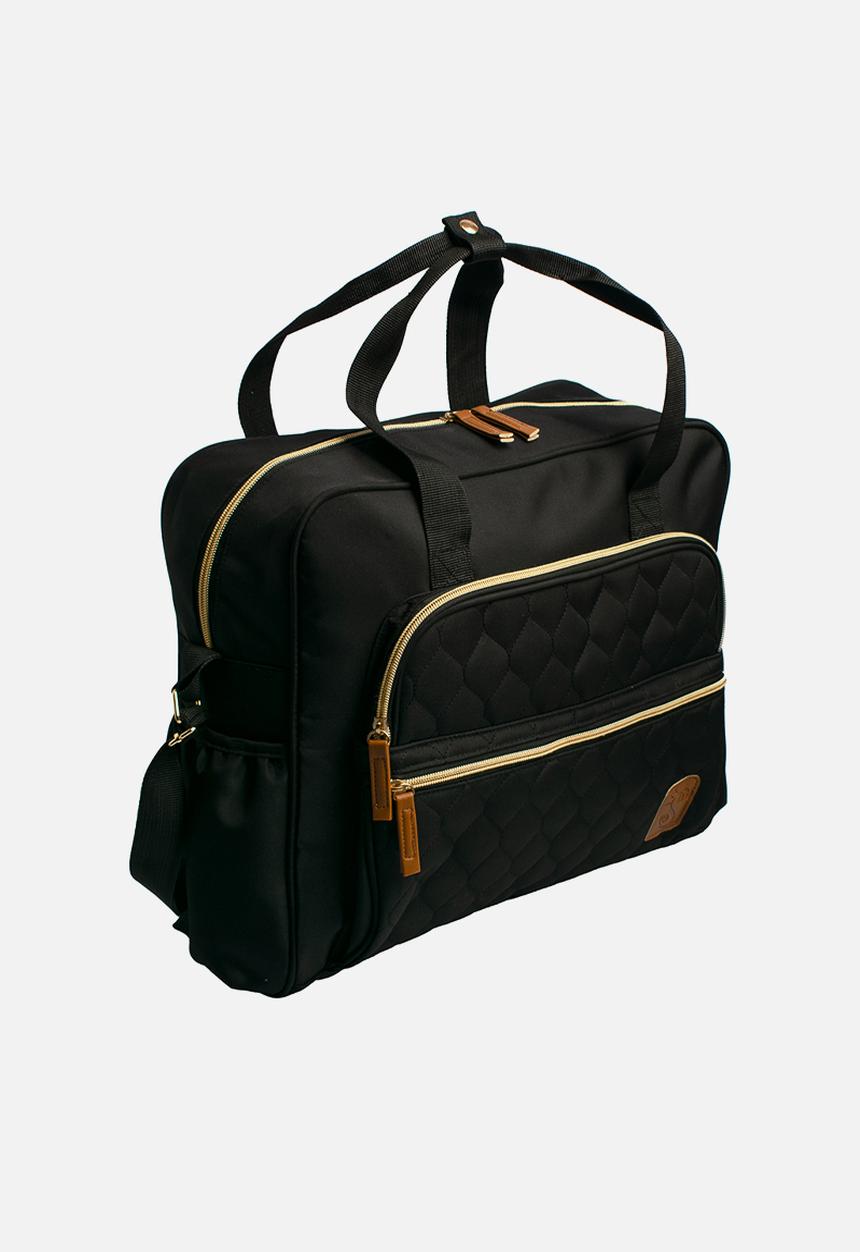 Character Group - Baby Bowler Nappy Bag Black Squiggle - black