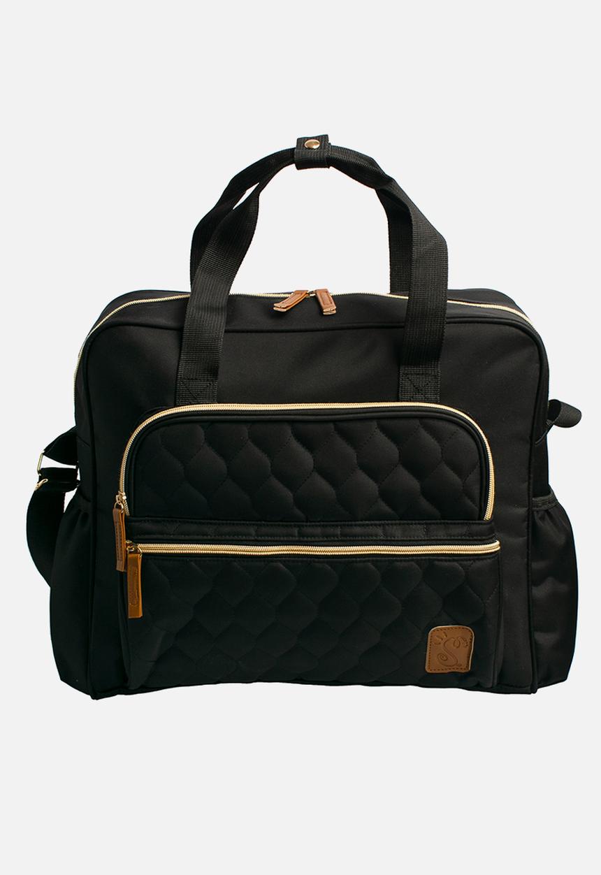 Character Group - Baby Bowler Nappy Bag Black Squiggle - black