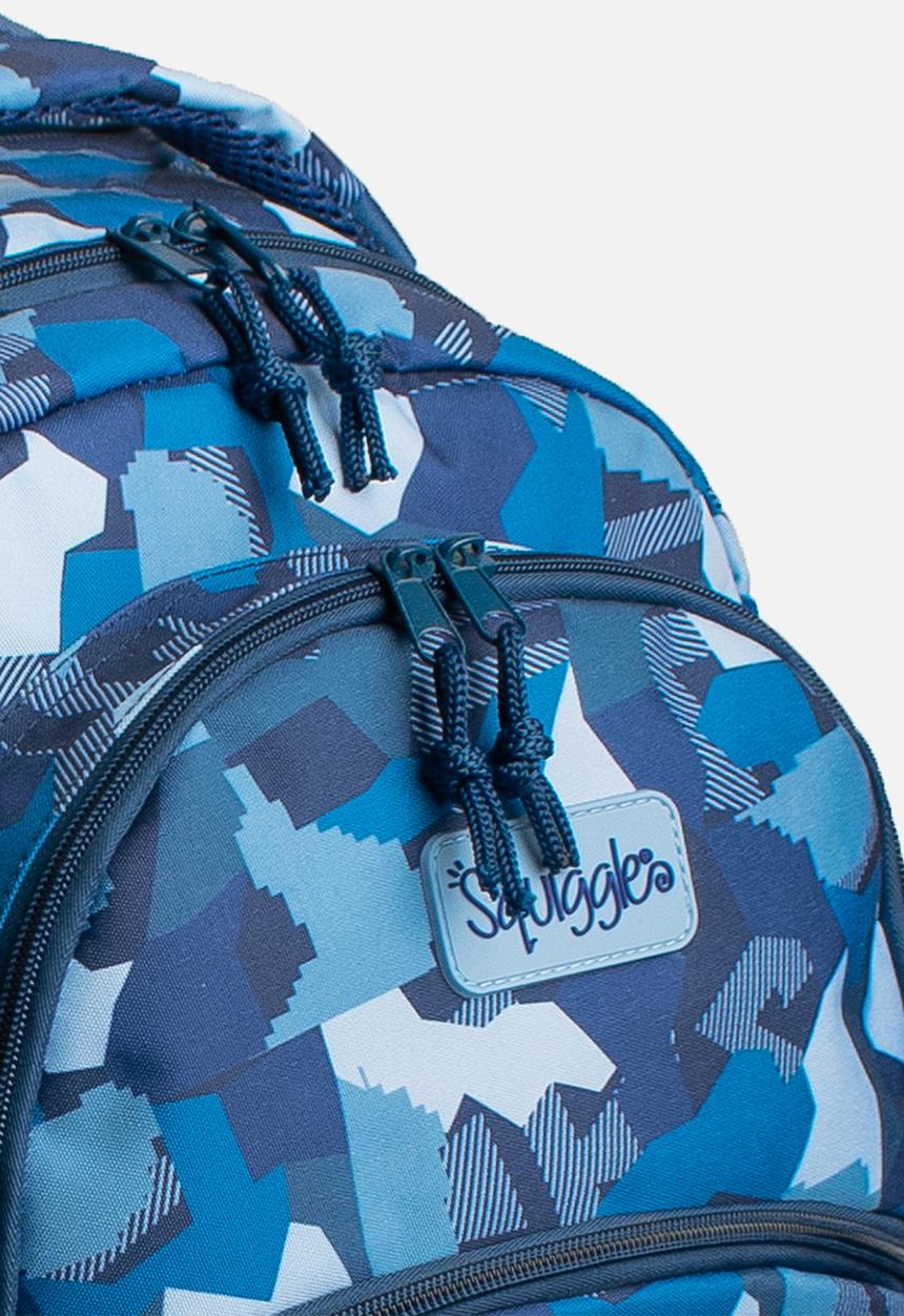 Character Group - Camo Premium School Backpack - blue