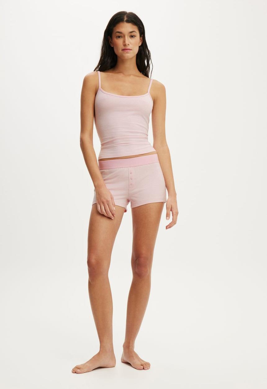 Cotton On - Dreamy soft boyshort - aries stripe soft cherry