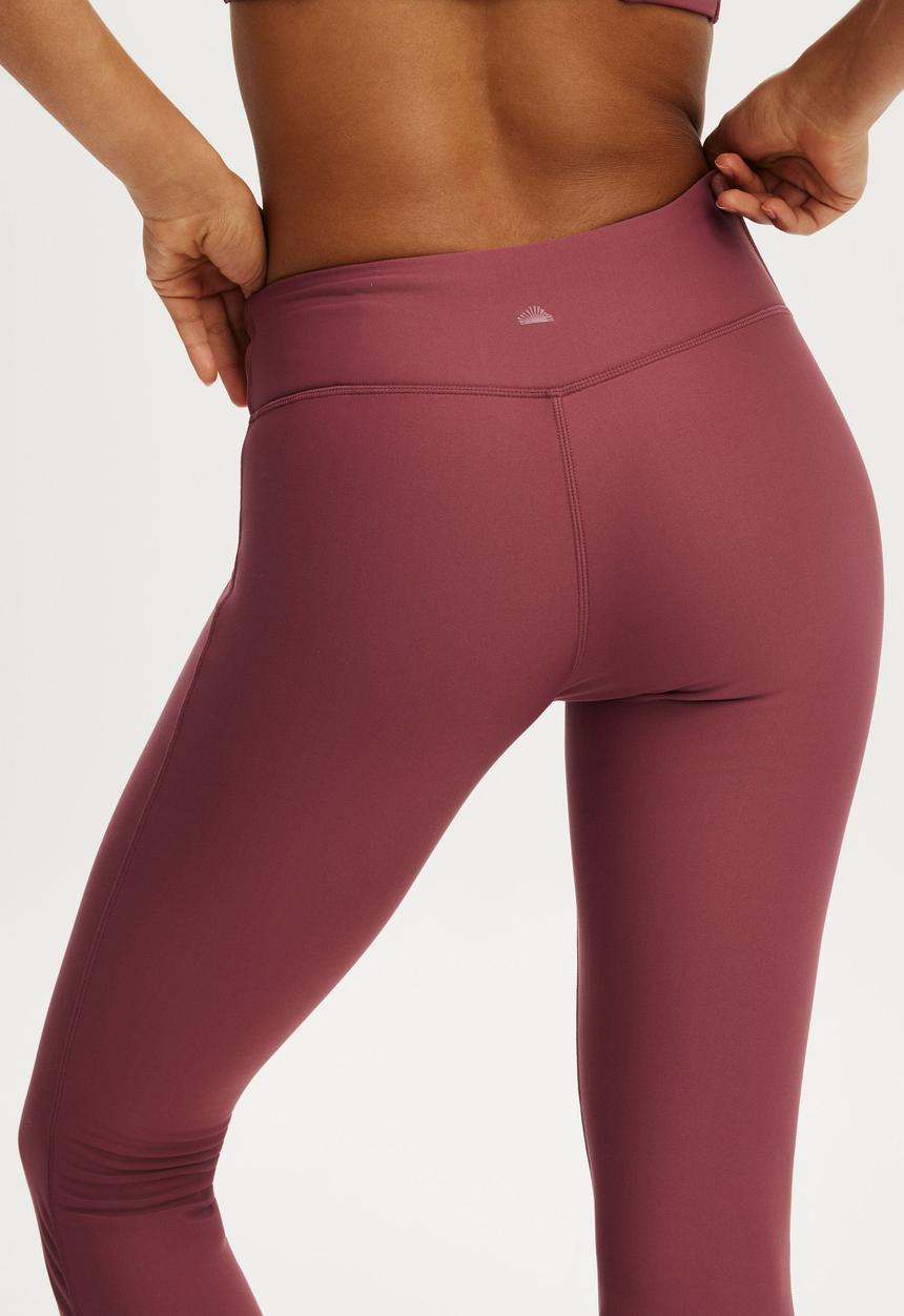 Cotton On - Fleece Lined Active Flare - Dusty Rose