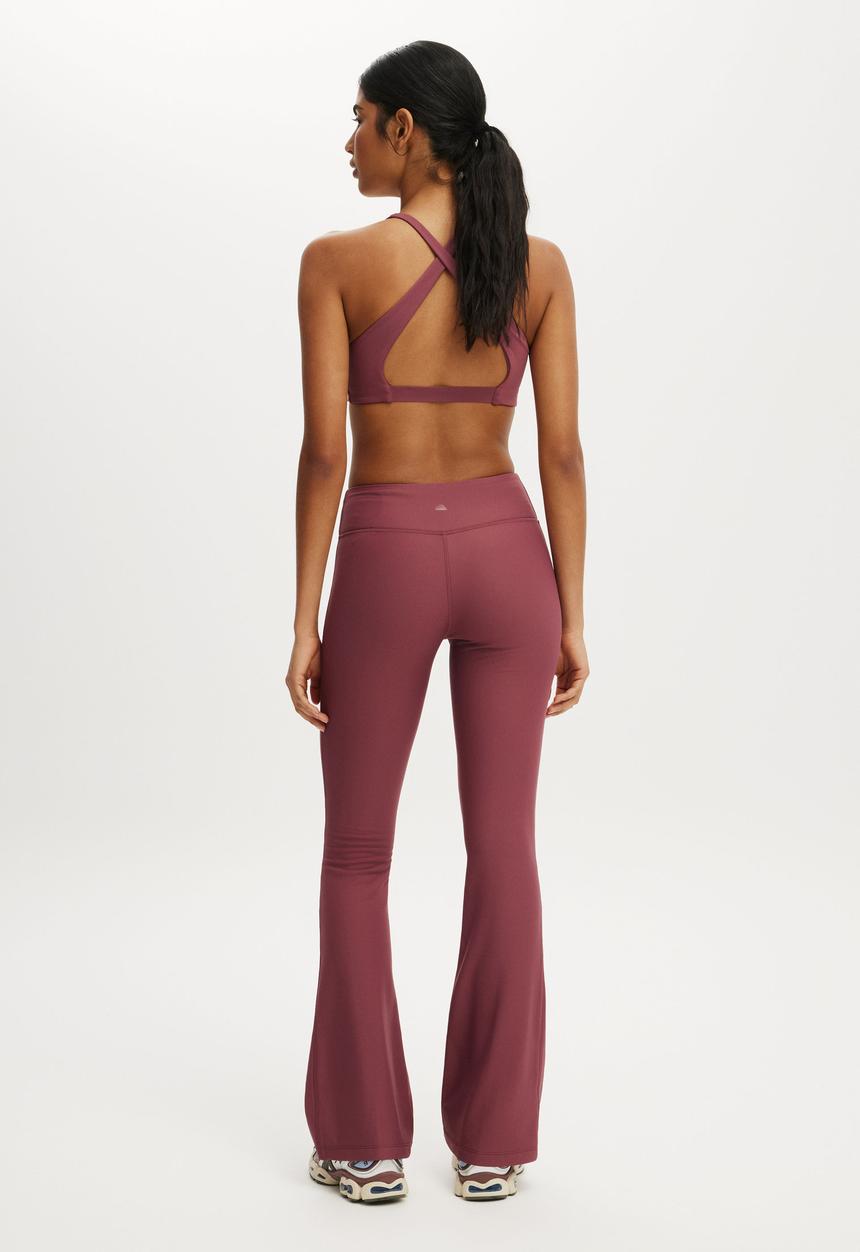 Cotton On - Fleece Lined Active Flare - Dusty Rose
