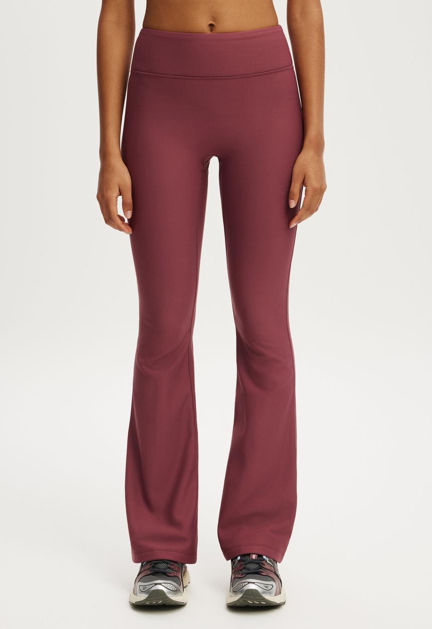 Cotton On - Fleece Lined Active Flare - Dusty Rose